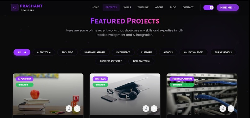 Prshant.dev – Developer Portfolio – screenshot 7
