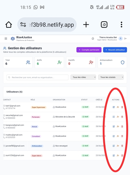 FARAFINA JUSTICE NETWORK (Rise4Justice)  – screenshot 3