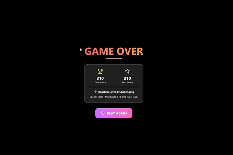 Fruit Ninja Hand Tracking Game – screenshot 3