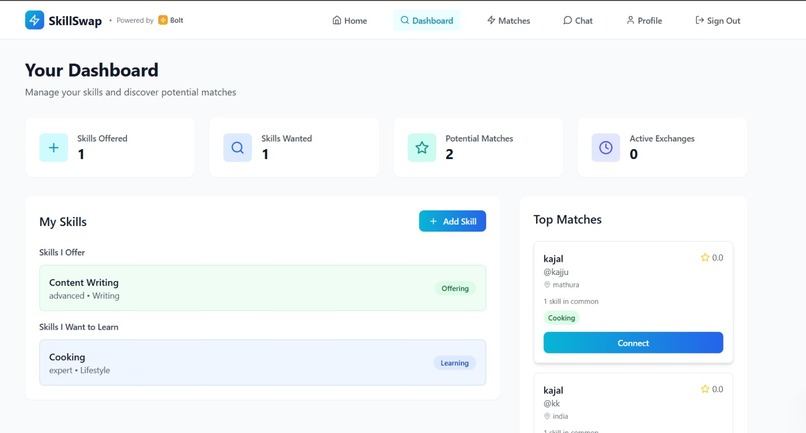 Skill swap  – screenshot 3