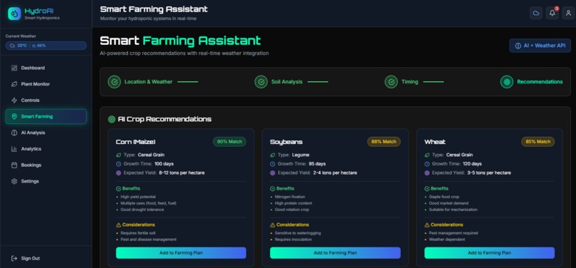 AI-Driven Smart Hydroponics System–IOTModern Farming  – screenshot 5