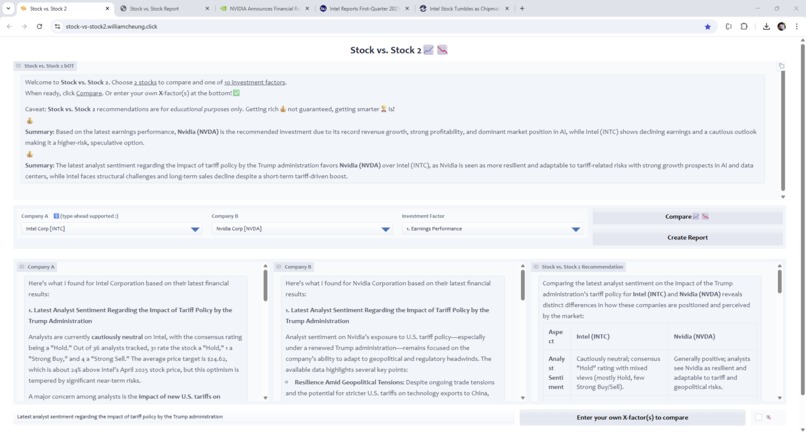 Stock vs. Stock 2 – screenshot 1