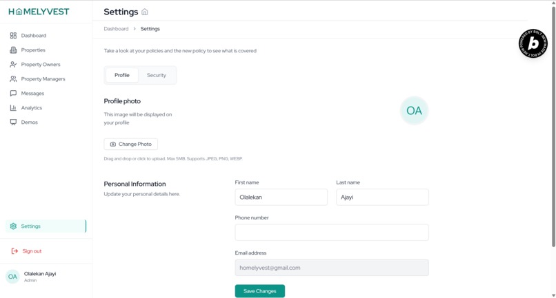 HomelyVest – screenshot 18