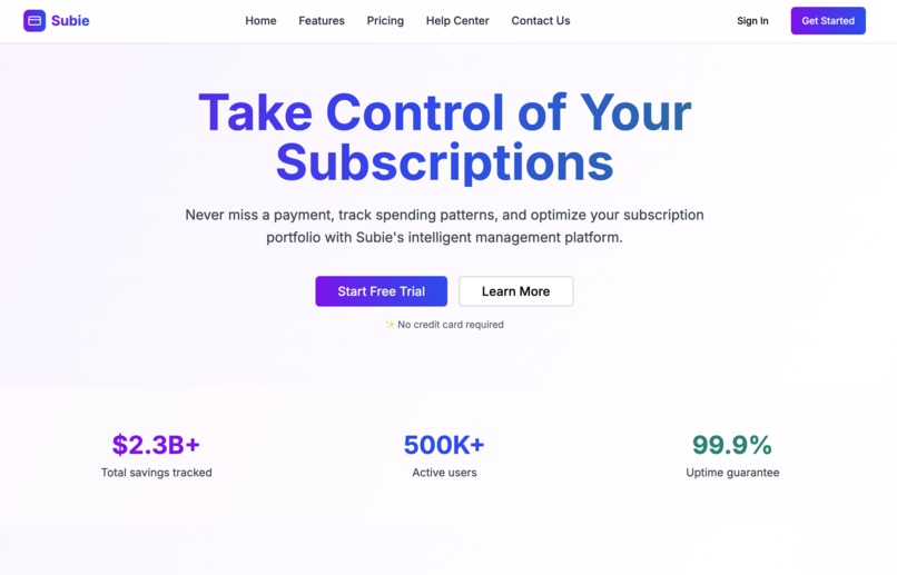 Subie App – screenshot 1