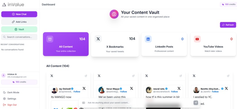 InValue – screenshot 1