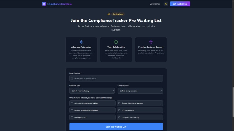 ComplianceTracker – screenshot 10