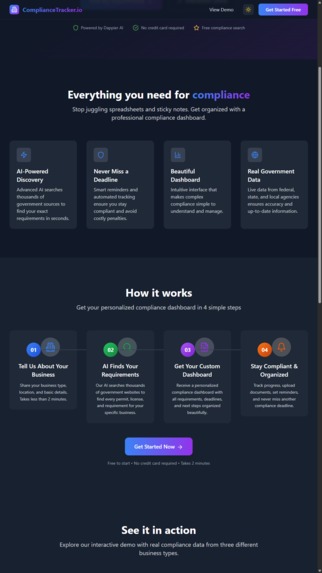 ComplianceTracker – screenshot 2