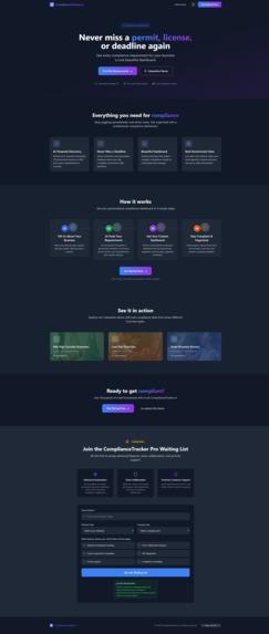 ComplianceTracker – screenshot 1