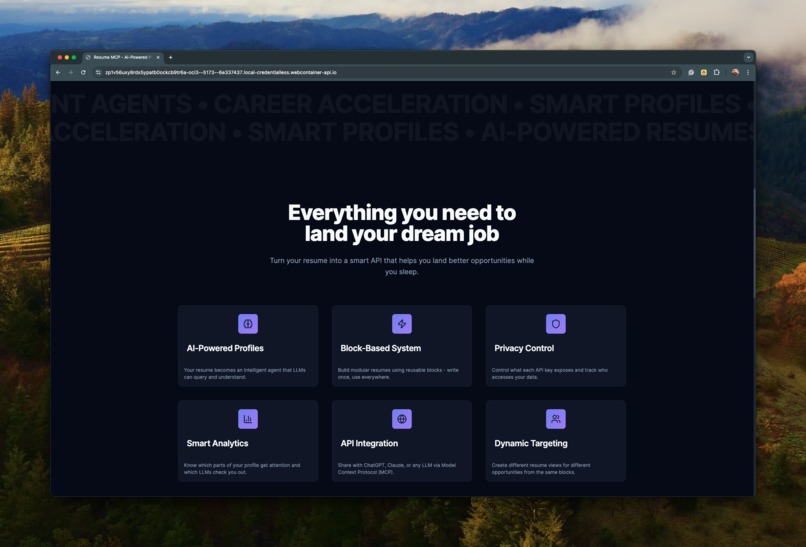 Lucid: Resume MCP – screenshot 3