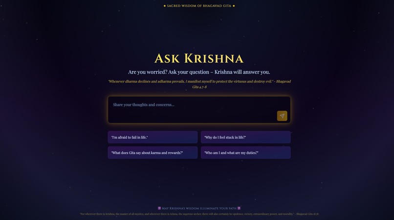 Askfromkrishna – screenshot 1