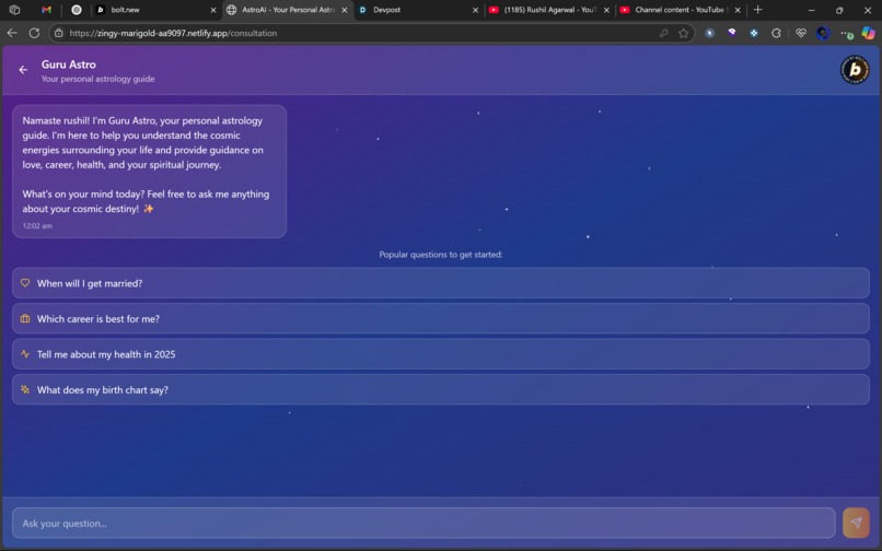 AstroAI – screenshot 1