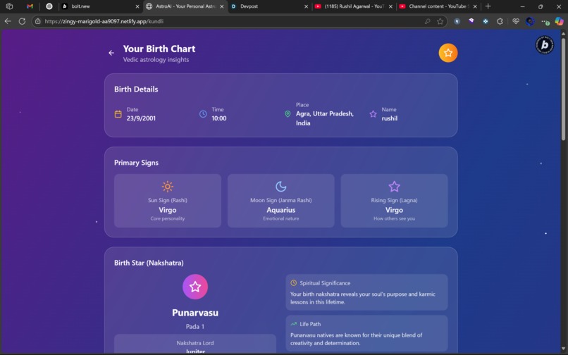 AstroAI – screenshot 2