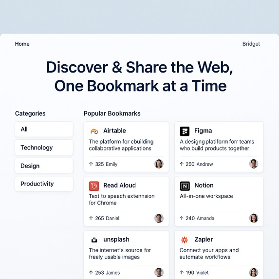 BookmarkThis App -Discover & Share the Web through Bookmarks – screenshot 1