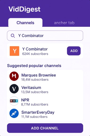 AetherBrief: Youtube Summary Platform – screenshot 2