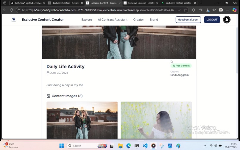 Exclusive Content Creator – screenshot 6