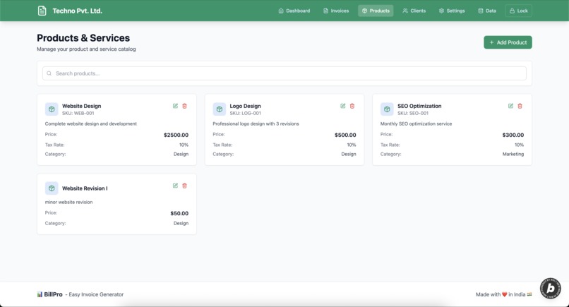 BillPro - Easy Invoice Generation – screenshot 5
