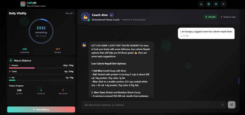 CalPalAI – screenshot 3