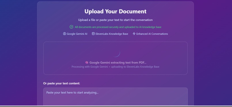 AI Document Conversation Platform – screenshot 1