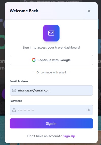 Travel With Me today – screenshot 2
