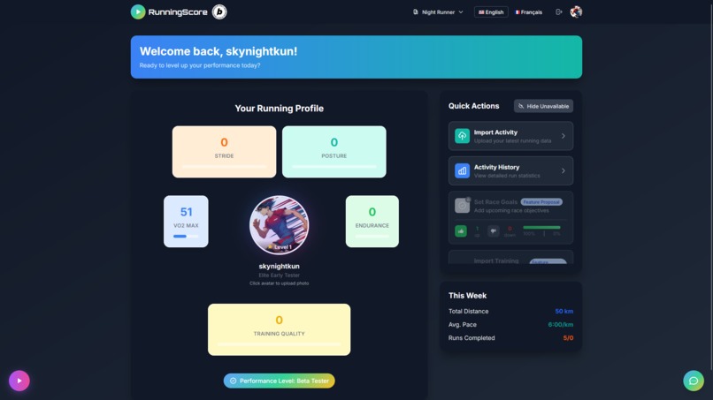 Running Score – screenshot 1