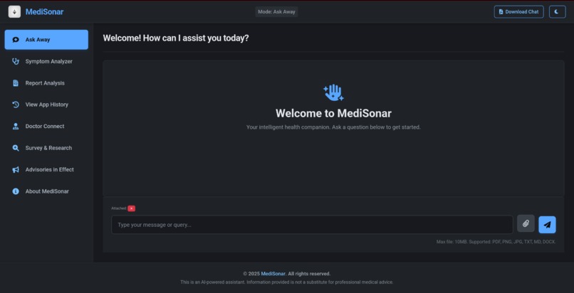 MediSonar – screenshot 1