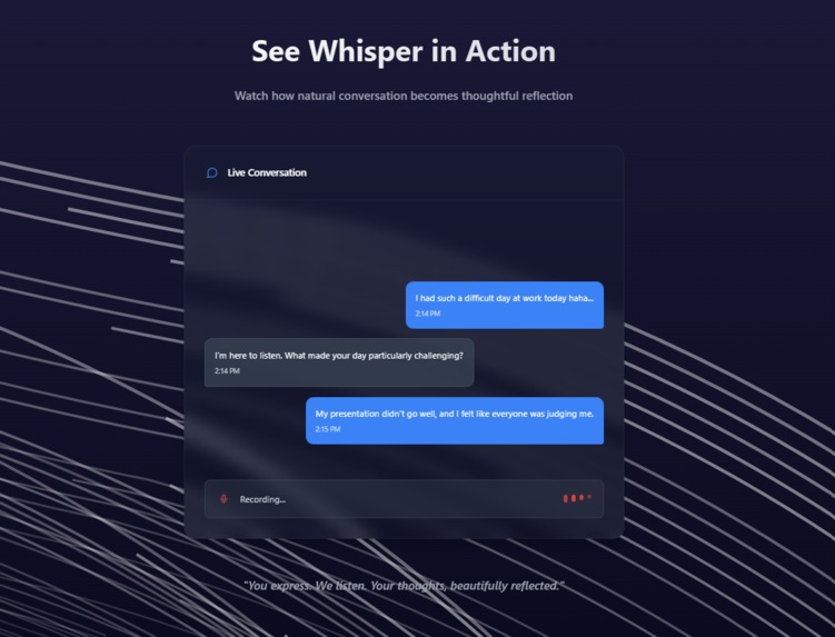 Whisper – screenshot 3