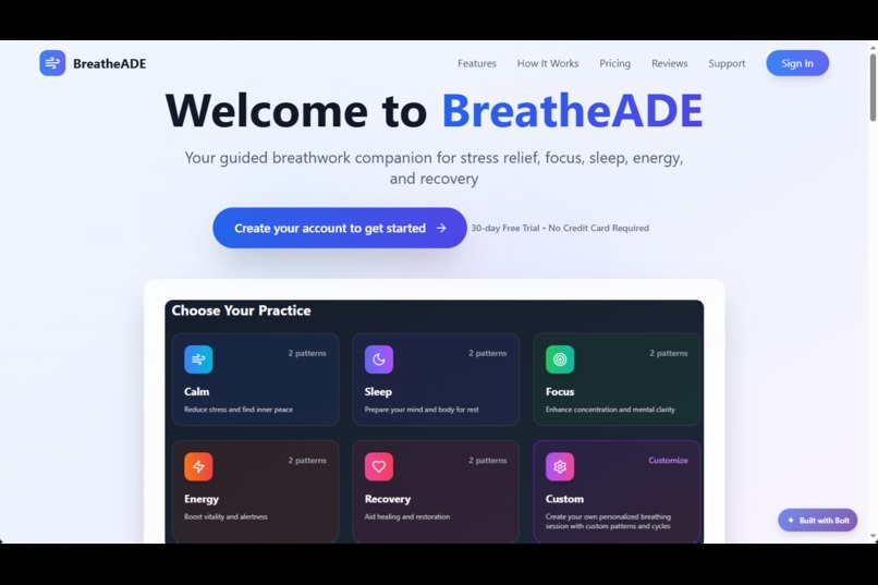 BreatheADE – screenshot 1