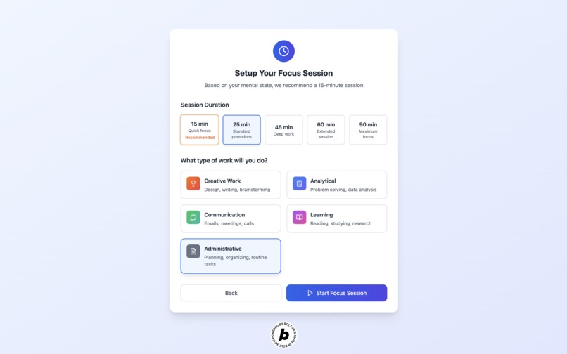 FocusForge – screenshot 2