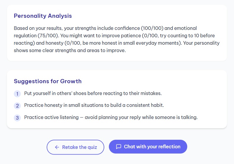 MirrorMind (Talk to yourself. Know yourself) – screenshot 4