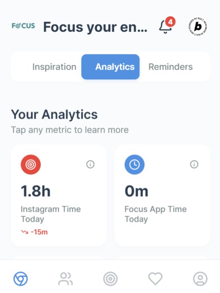 Focus App – screenshot 2