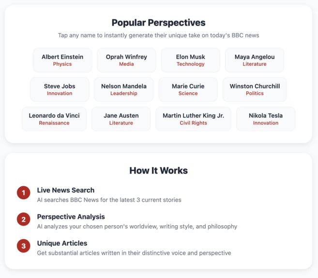 AI News Perspectives – screenshot 3