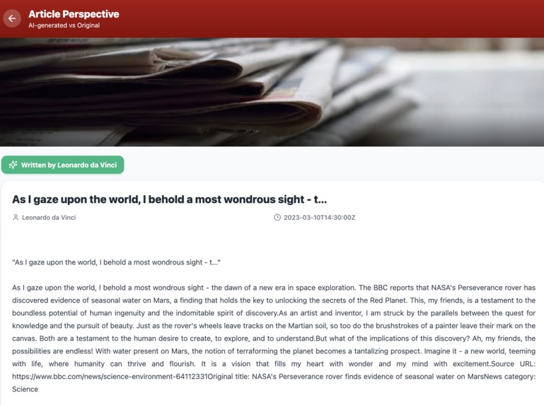 AI News Perspectives – screenshot 5