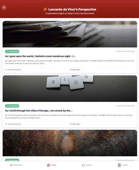 AI News Perspectives – screenshot 4