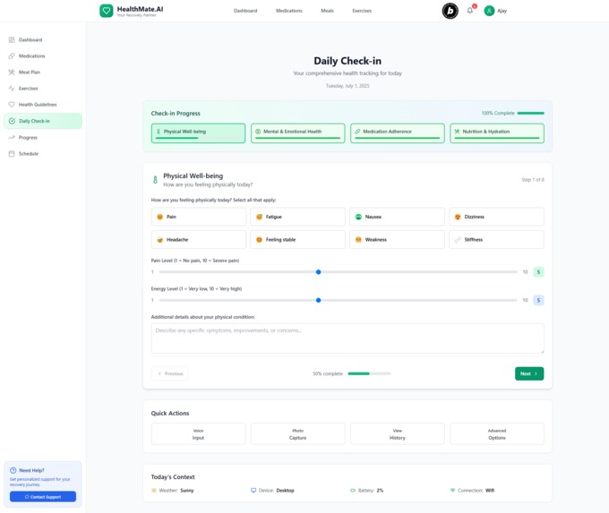 HealthMate.AI – screenshot 4