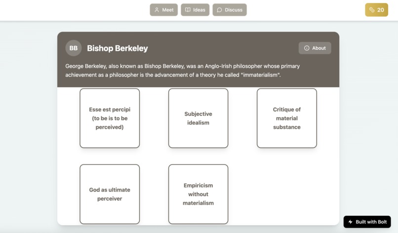 philosophrAI – screenshot 2