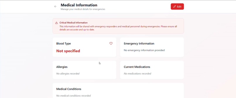 SafeSphere Project  – screenshot 3