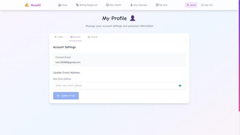 MuseAI – screenshot 3