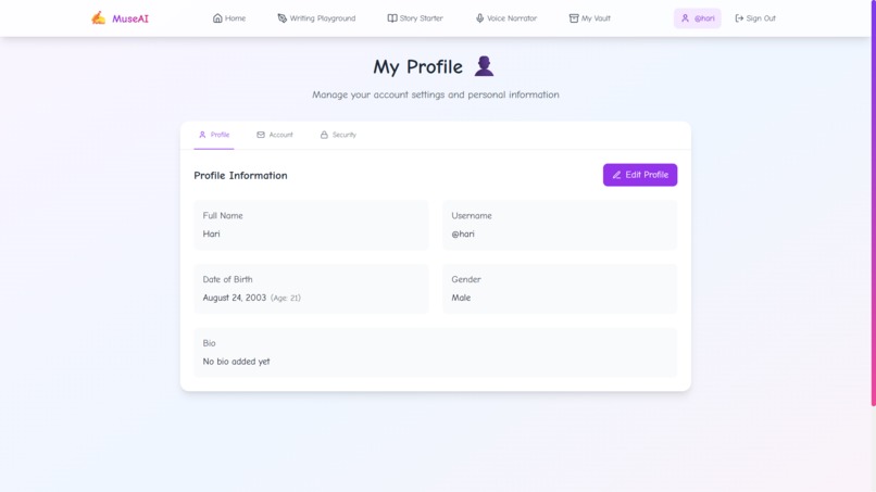 MuseAI – screenshot 5