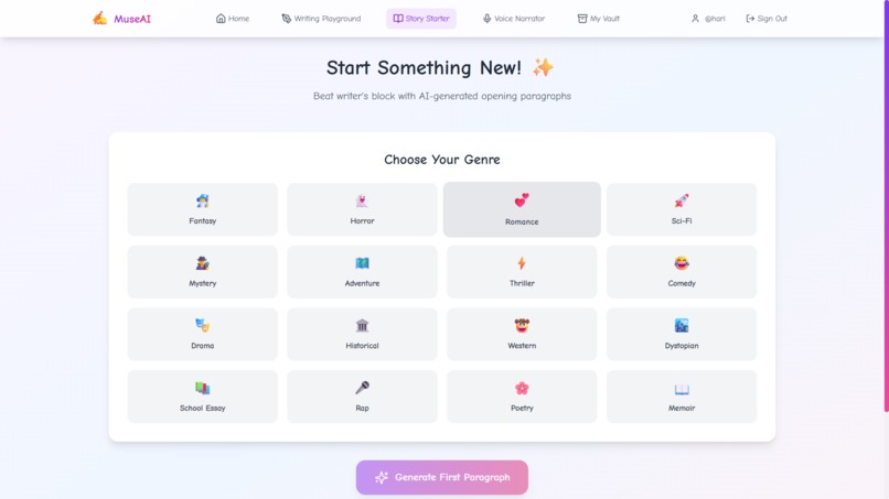 MuseAI – screenshot 7