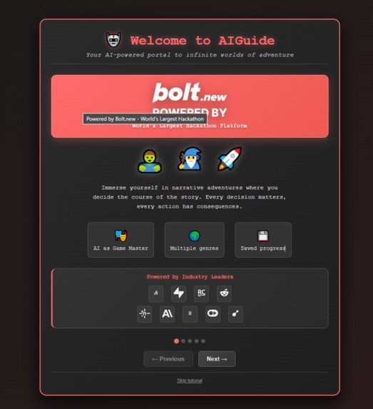 Your AI-powered portal to infinite worlds of adventure – screenshot 1