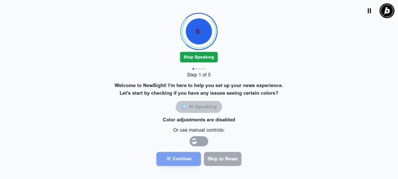 NewSight - Barrier-free News – screenshot 2