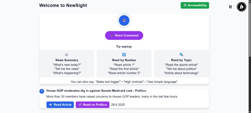 NewSight - Barrier-free News – screenshot 4