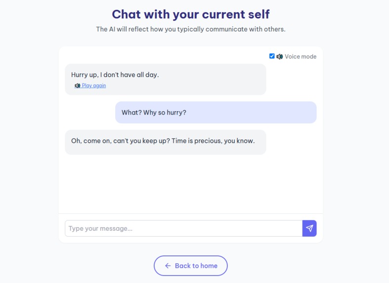 MirrorMind (Talk to yourself. Know yourself) – screenshot 6