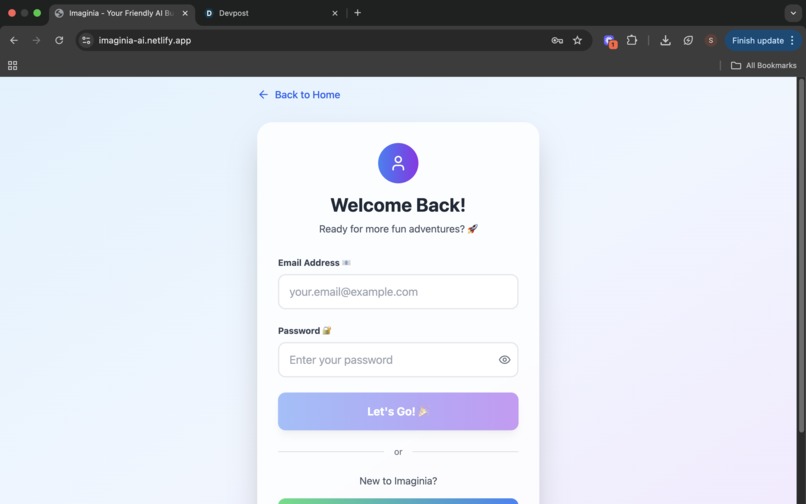 Imaginia AI – screenshot 2