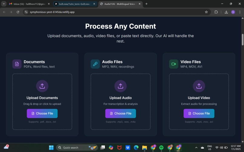 AudioX11AI – screenshot 1