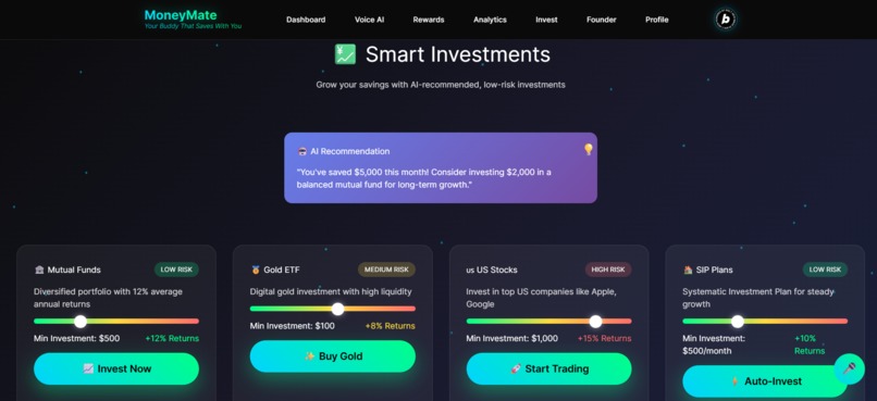 MoneyMate – Your Buddy That Saves With You – screenshot 5