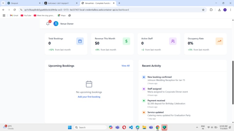 Venuehub – screenshot 1