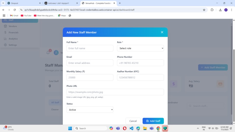 Venuehub – screenshot 3