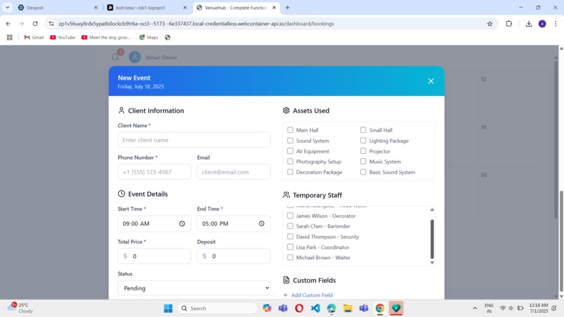 Venuehub – screenshot 6
