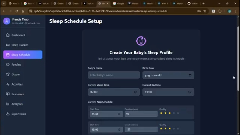 Dreamchild Baby App – screenshot 3